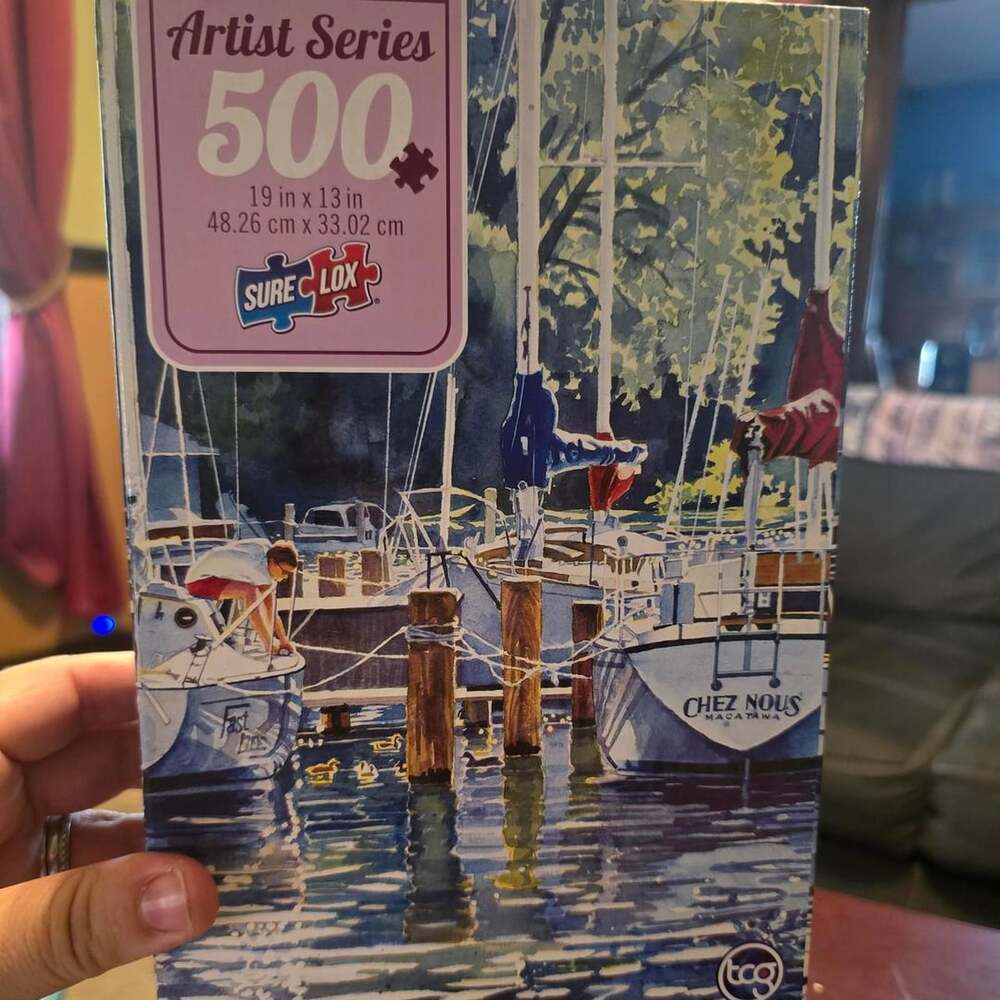 Sure-Lox Sunday Morning Reflections 500 Piece Puzzle